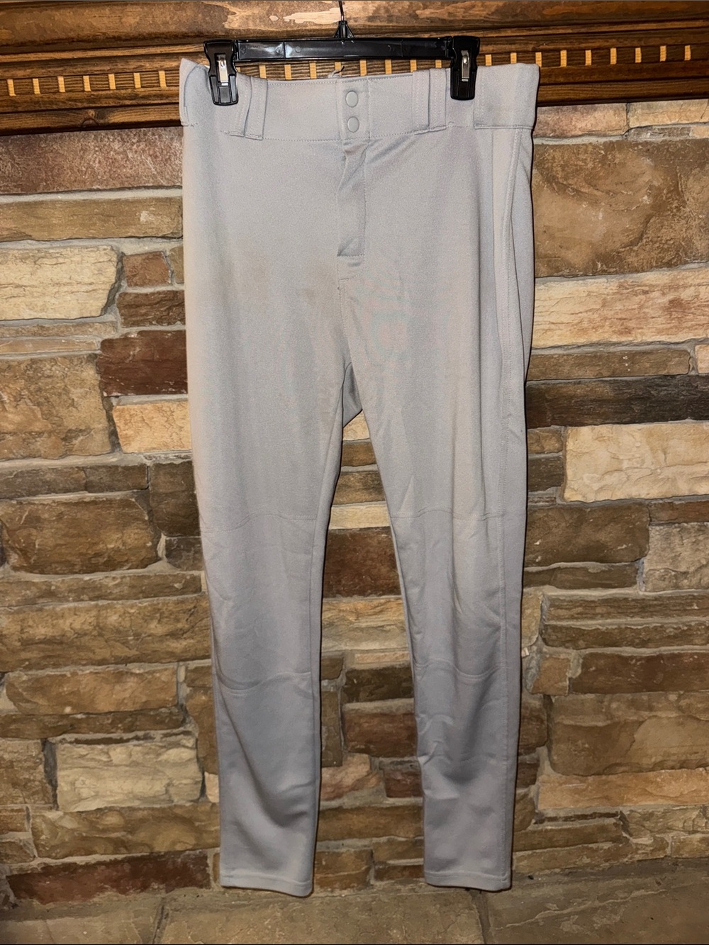 Men's Light Gray Alleson Athletic Baseball Pants
